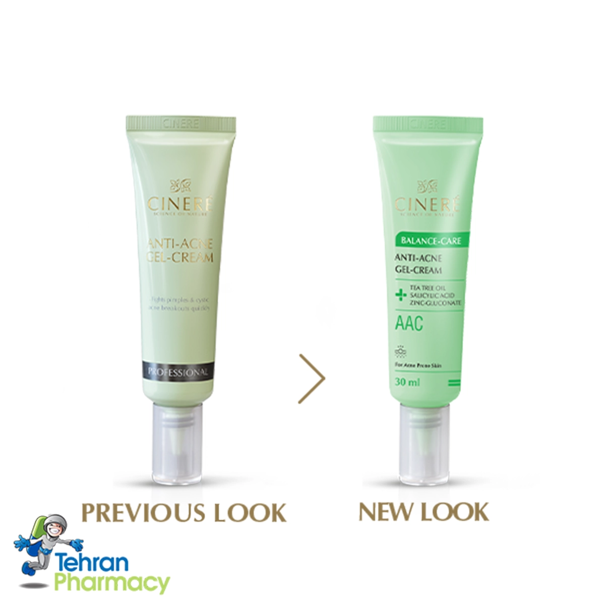 ژل کرم ضد جوش سینره